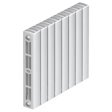 Радиатор биметаллический Rifar SUPReMO Ventil 500, 12 секций, Нижнее подключение правое (VR), цвет белый