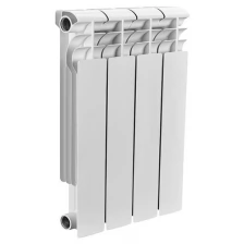 Биметаллический радиатор Profi BM 350 (BI350-80-80-130) 4 секции (RAL9016) (Rommer)