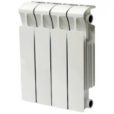 Биметаллический радиатор Rifar Monolit 500, 14 секций, боковое подключение, цвет белый