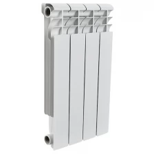 Алюминиевый радиатор Rommer Optima-500, 4 секции белый