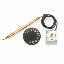 Термостат капиллярный для электрических котлов 30-85C с ручкой, Длина стержня: 60 см.