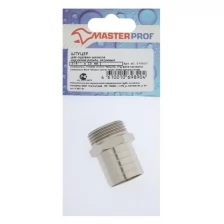 Штуцер Masterprof ИС.070657, 3/4" х 25 мм, наружная резьба, латунь
