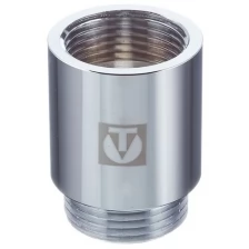 Удлинитель VALTEC (VTr.198. C.0640) 40 мм х 1 ВР(г) х 1 НР(ш) хром латунный