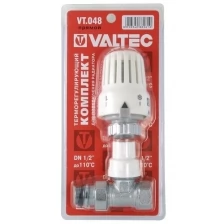 Клапан для радиаторов прямой с термостатической головкой 1/2 VT.048. N.04 (Valtec)