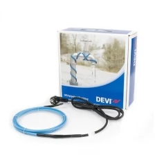 Нагревательный кабель саморегулируемый DEVIpipeheat™ DPH-10, с вилкой 8 м 80 Вт при +10°C