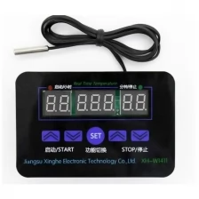 Контроллер температуры техметр XH-W1411 12В (Черный)