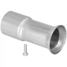 Соединитель труб глушителя - переходник d=50мм/R30/d=56мм L=120 (алюм. сталь) EMP 503056 TRIALLI