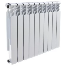 Радиатор отопления Firenze BI 500/80 B21 10 секций (серый кв.)