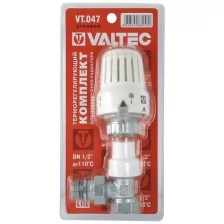 Клапан термостатический VALTEC Клапан c термостат. головкой для рад.угловой 1/2 (VT.047.N.04)