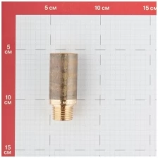Удлинитель Viega (355012) 50 мм х 1/2 ВР(г) х 1/2 НР(ш) бронзовый