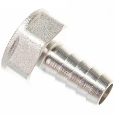 Штуцер "CTM", 1/2" х 12 мм, внутренняя резьба, никелированная латунь