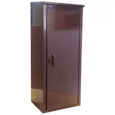 Шкаф металлический Петромаш для одного газового баллона 50 л Коричневый