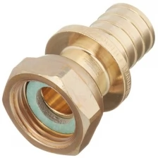 Соединитель прямой Stout (SFA-0019-002012) 20 мм х 1/2 ВР(г) с накидной гайкой латунный