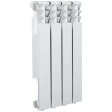 Радиатор "Tropic" 500x80 алюминиевый, 4 секции, белый, 7601.015