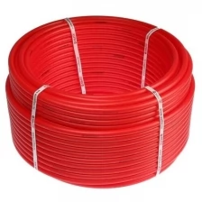 VALFEX Труба из полиэтилена VALFEX, PERT, d=16х2 мм, бухта 100 м, для теплого пола, красная