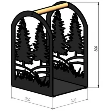 Дровница Лес- Подставка для дров - переноска для дров