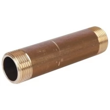 Удлинитель резьбовой STOUT - 1/2" длина 80 мм (НР/НР, цвет латунный)