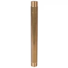 Удлинитель резьбовой STOUT - 1/2" длина 200 мм (НР/НР, цвет латунный)