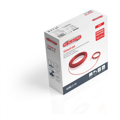 Кабель нагревательный AC ELECTRIC ACMC 2-18-400 (комплект теплого пола)
